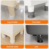 Without Drill Risers Providing Adjustable Height and Stability Support for Furniture Leveling In Cabinets and Wardrobes