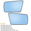 X Autohaux Espelho de vidro aquecido com placa de apoio Espelho retrovisor lateral para Mercedes-Benz E320 2000-2002