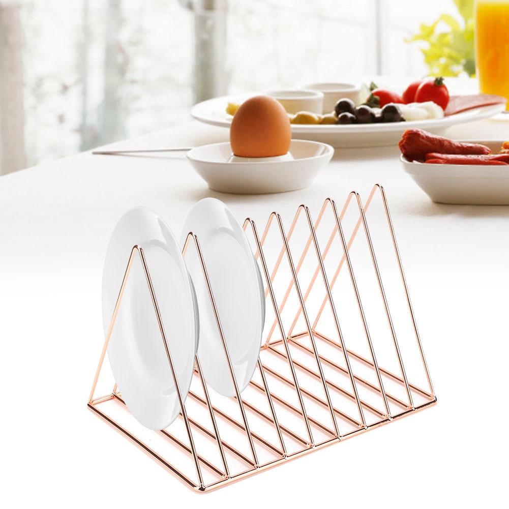 Home Kitchen Iron Triangle Dishes Bowl Utensils Ventilation Storage Rack Drainer Shelf 1400₽