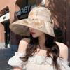 Sun hat ladies summer big brim thin breathable bucket hat outdoor travel sun protection beach hat