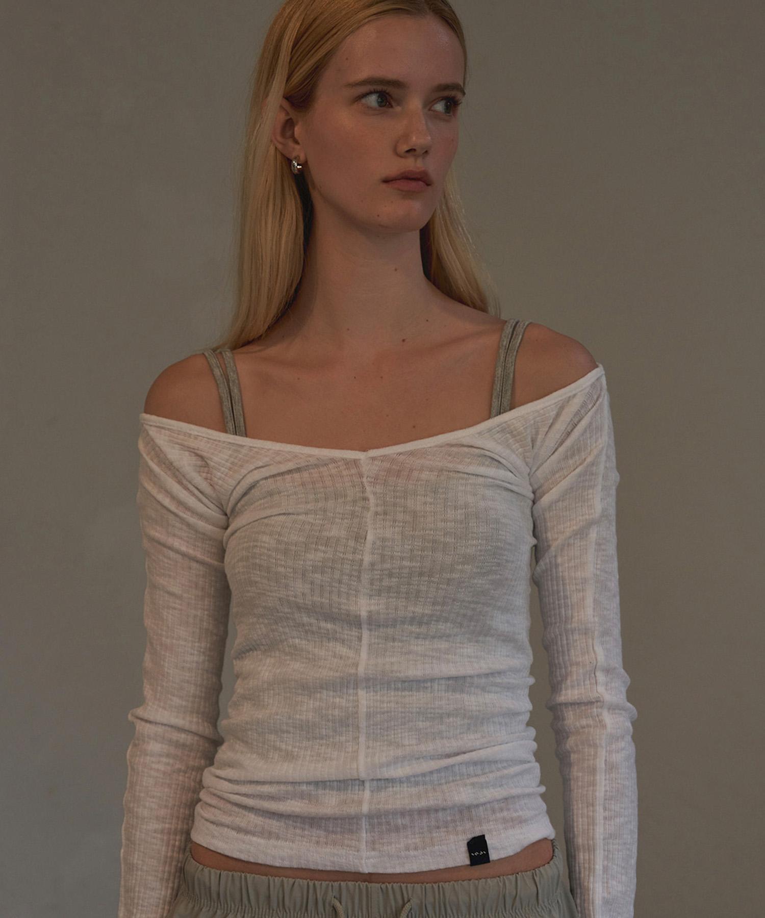 Ingi Active Lightweight Modal Long Sleeve Tee White/One