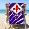 Fiorentina Football Club  Beach Towel - Soft, Absorbent Microfiber, Lightweight, Ideal for The Beach, Parties, Travel, Camping fan gifts