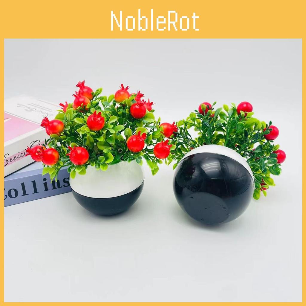 Chili Plastic Cherry Fruit Bonsai With Realistic Design Home Decoration Event