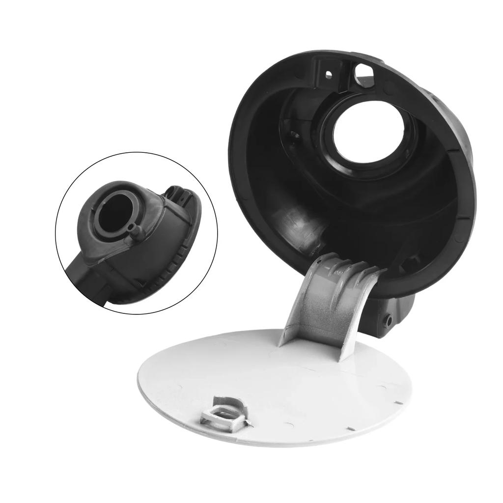 Black Fuel Filler Flap Tank Cover For-Polo 2011-2019 Fuel Gas Tank Door Lid Cover Flap Cap Black Fuel Gas Tank Door Lid Cover