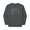 SNOWPEAK Land Lettering Woven Patch Sweatshirt Urban Green (S26SMFHT54)