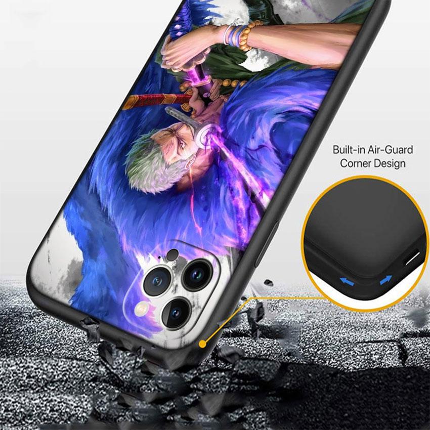 FM45 One Piece Zoro Soft Shell Phone Case for Redmi Note 13 14 Pro+ Plus A3 A3X 13X 13C 13R 14S 14C 14R