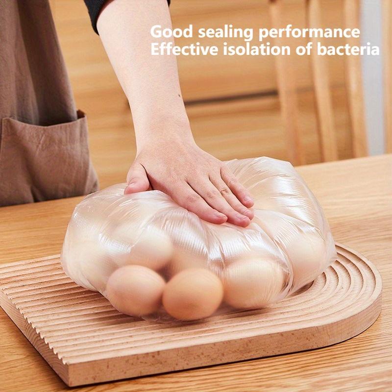 300pcs Transparent Disposable Food Storage Bags Set, Suitable for Supermarkets, Convenience Stores, Kitchens, and Restaurants