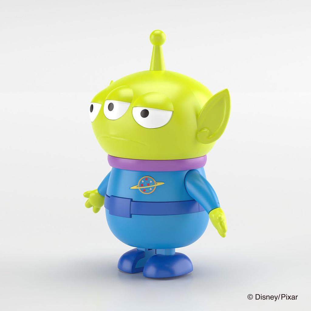 Aoshima Bunka Kyozai Rakupla Tocotoko No. DP-06 Toy Story Alien Open Car Pre-Colored Plastic Model