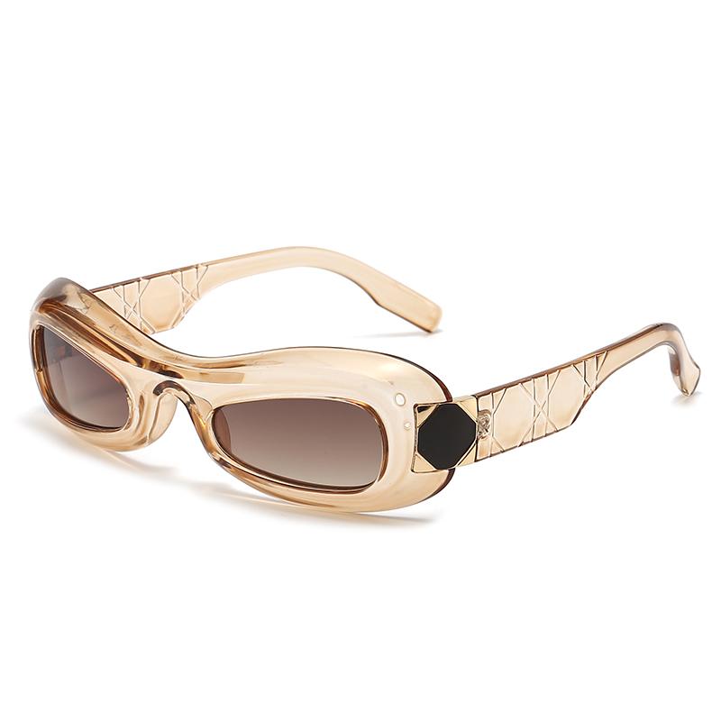  Popular European And American Concept Polygonal Wrapped Style With A Futuristic” Sunglasses Trendyy Sunglasses 8687