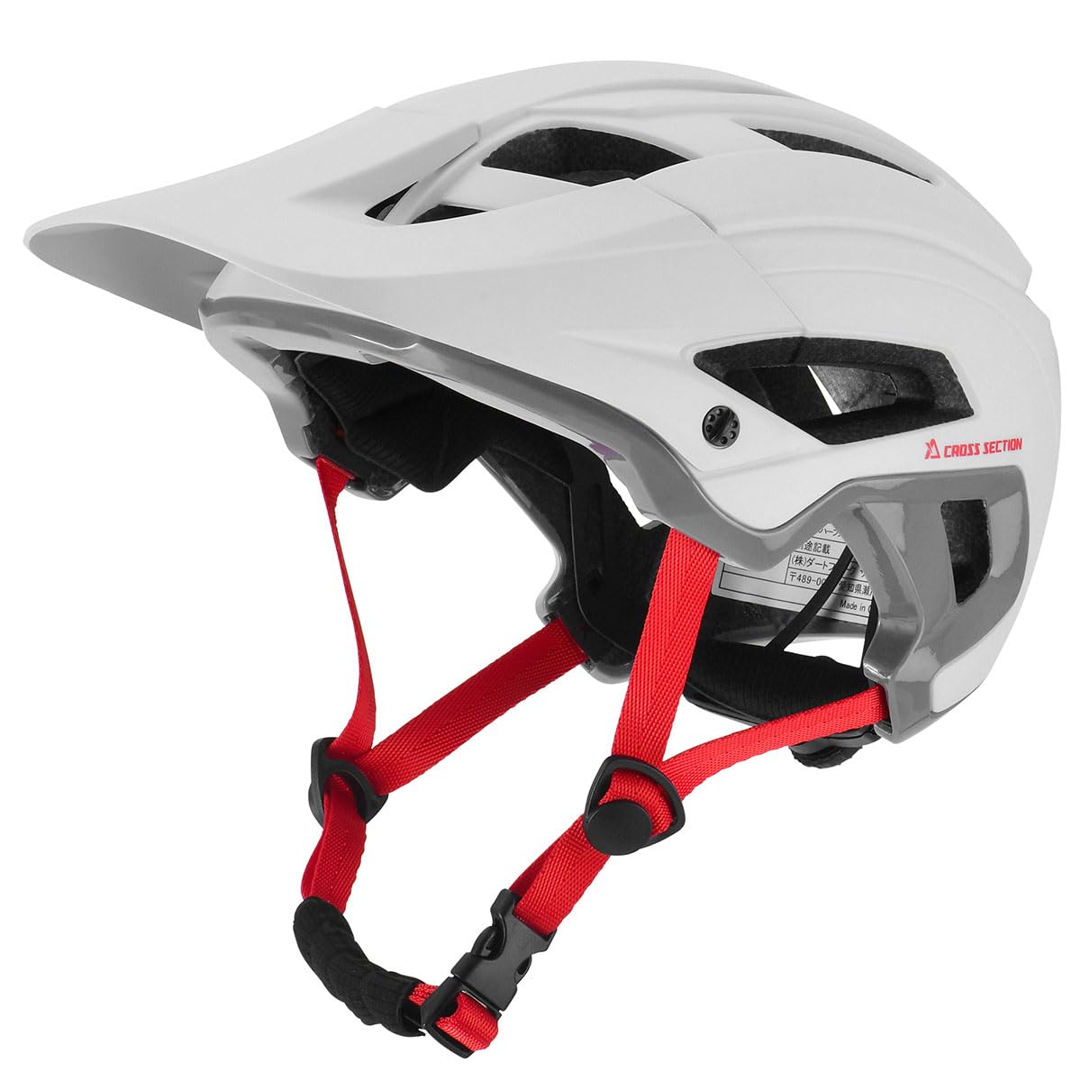 

Dirtfreak CROSS SECTION Basis Half Shell Matte European Safety Standards Includes Size Adjustment and Fit Adjustment Dial for and Trail Helmet, Gray,