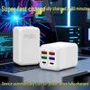 180W GaN Multi-Port Fast Charger with USB+PD, Auto Power Off, and Safety Protection