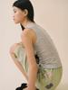 Average Attitude Sheer Floral Skirt_Dusty Matcha