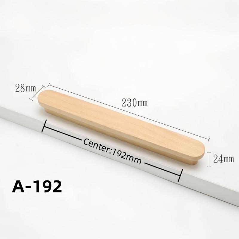 1 Stück Walnuss Holz Möbelgriffe Schubladenknöpfe Küchenschrankknöpfe Lange Schränke und Schubladen für Griffe Kleiderschrankgriffe