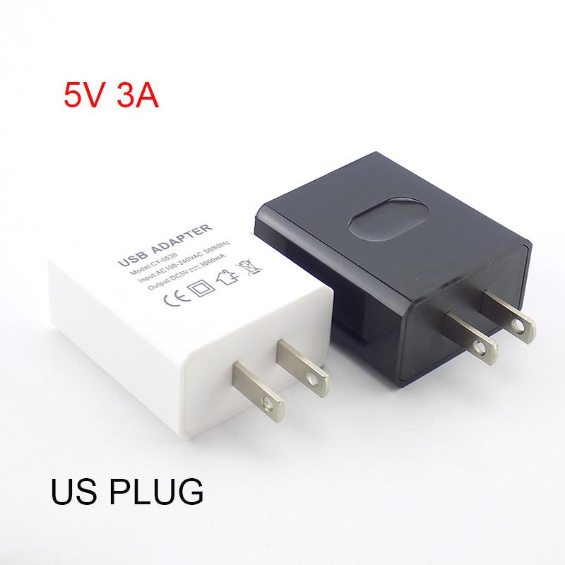5V 1A 2A 3A Travel USB Adapter Phone Charger Power Supply Adapter Wall Desktop Charger Charging Power Bank EU/US Plug W28