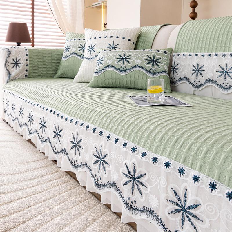 

Подушка для дивана летний коврик ледяной шелк противоскользящий высококачественный 2025 новый ледяной летний чехол на подушку для сиденья прохладный чехол для подушки ткань 60*60cm