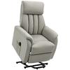 Riser Recliner Armchair 150 Degrees Max with Remote Control and Footrest, 75x93x110 Cm, Grey