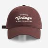 Peaked Cap Women's New Spring and Summer Big Head Circumference Shows a Small Face, Fashionable Casual Baseball Cap Men's Versatile Breathable Letters