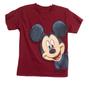 Disneyland Red Mickey Mouse Graphic T-Shirt Youth Size M 100% Cotton Fun Comfo