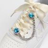 Shoe Buckle Clips Shoelace Chain Charms Sneakers Colorful Crystal Gemstone Decoration Ornaments Pendant Trend Accessories AF1