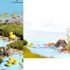 Adorable 5 Colors Mini Colorful Duck Resin Ornaments For Charming Micro Landscapes