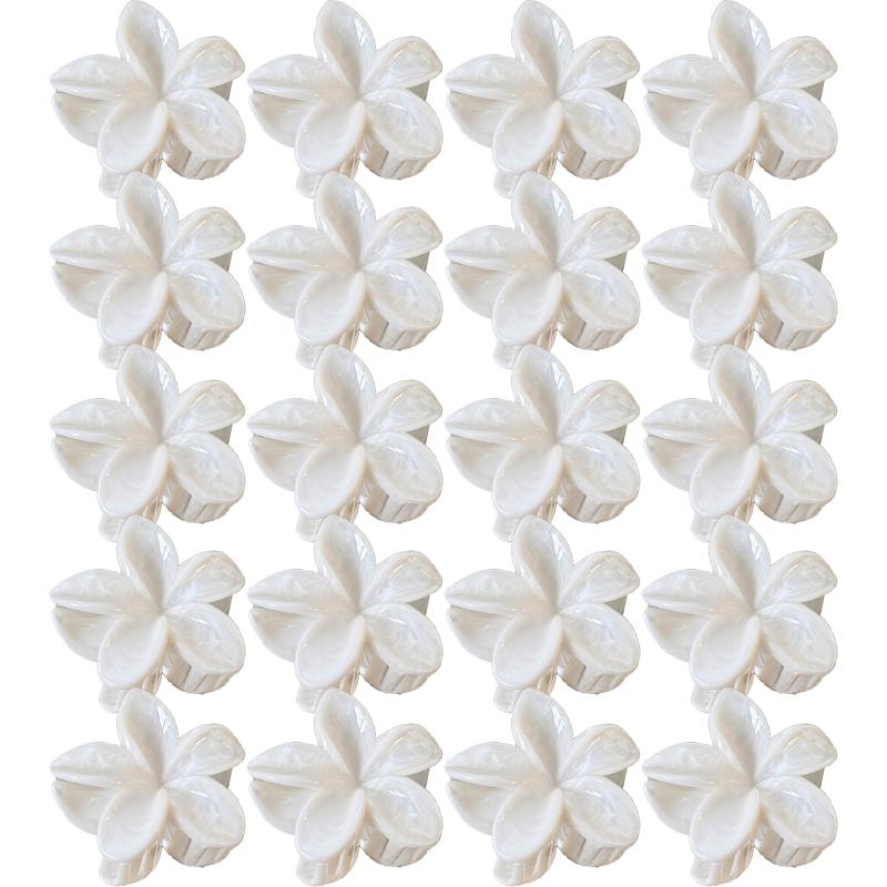 Farbverlauf Frangipani Haarspange Damen Vielseitig Süß Resort Fee Haifisch-Clip Vintage Haaraccessoires