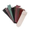 5 Pairs of Women's New Fall Vintage Stripes Solid Color Mid Tube Pile Socks