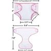 DC-BEAUTIFUL 4 Pcs Diapers, Underwear and 2 Pcs Bibs for 14-18 Inch Baby Dolls, Suitable for Infant Baby Girls Boys