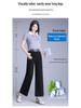 Women's High-Waist Loose Wide-Leg Jeans - Summer 2025, Casual Straight-Leg, Thin Fit for Petite Sizes
