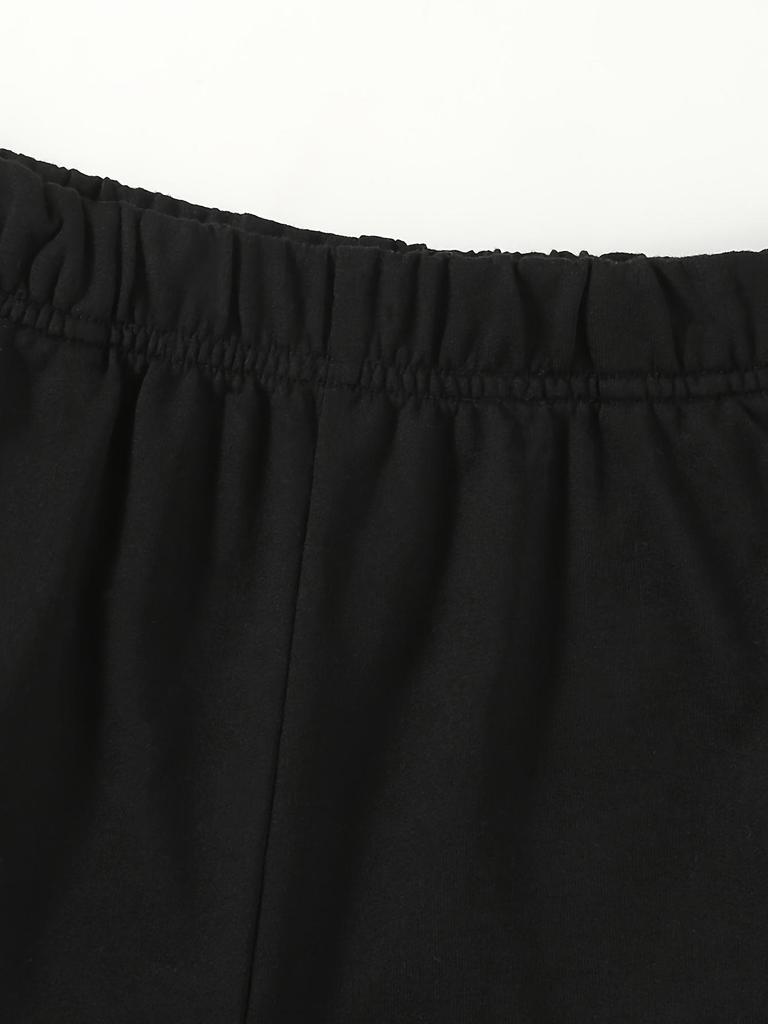 Girls' Everyday Casual & Stylish Shorts (2-Pack) — Summer Style with Cartoon Cat Paw Print