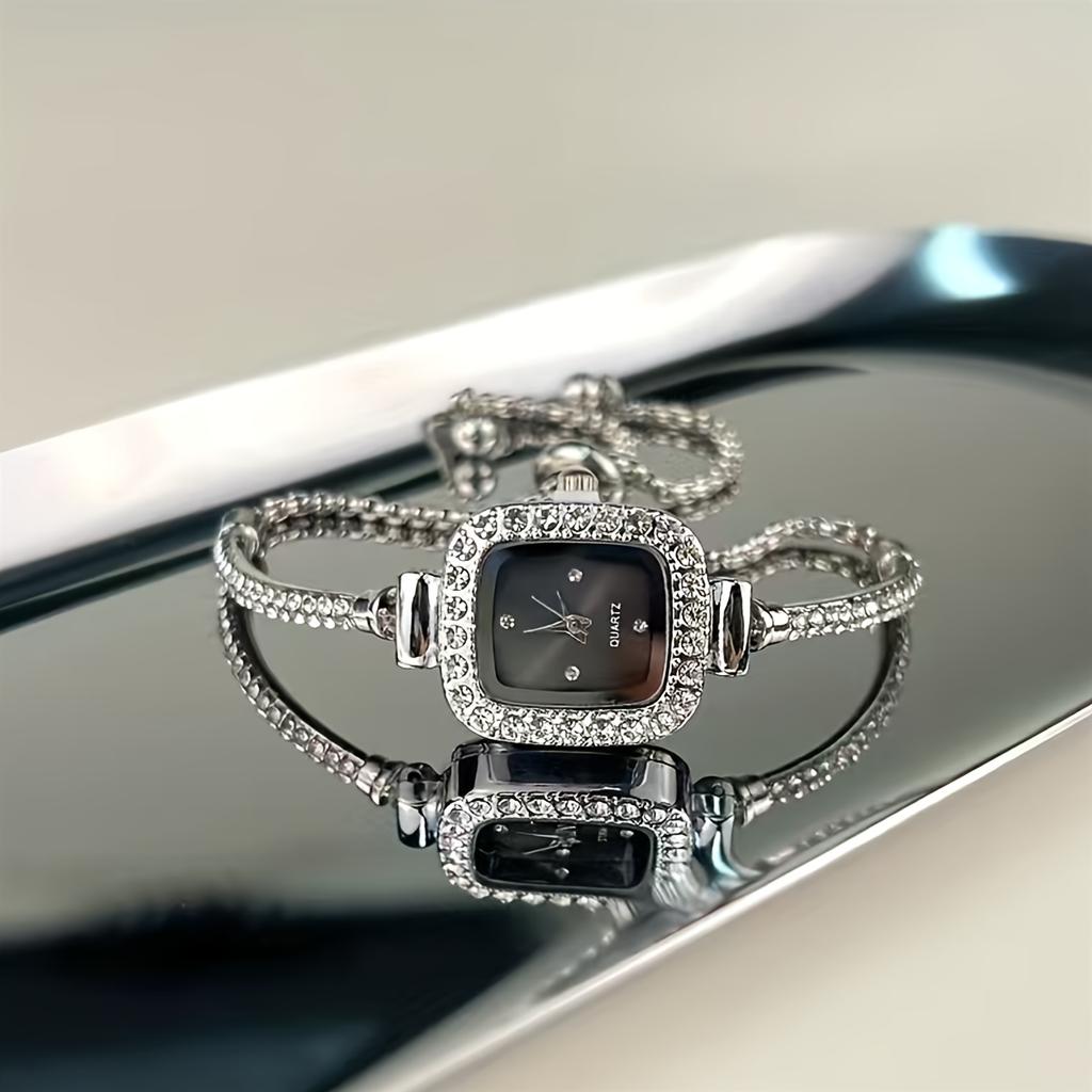 Exquisite trendy women's watch square gorgeous fashion quartz watch