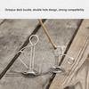 10pcs Spiral Tent Stakes, Heavy Duty Windproof Ground Pegs, Spring Steel Camping Screw Stakes for Tent Tarp Canopy
