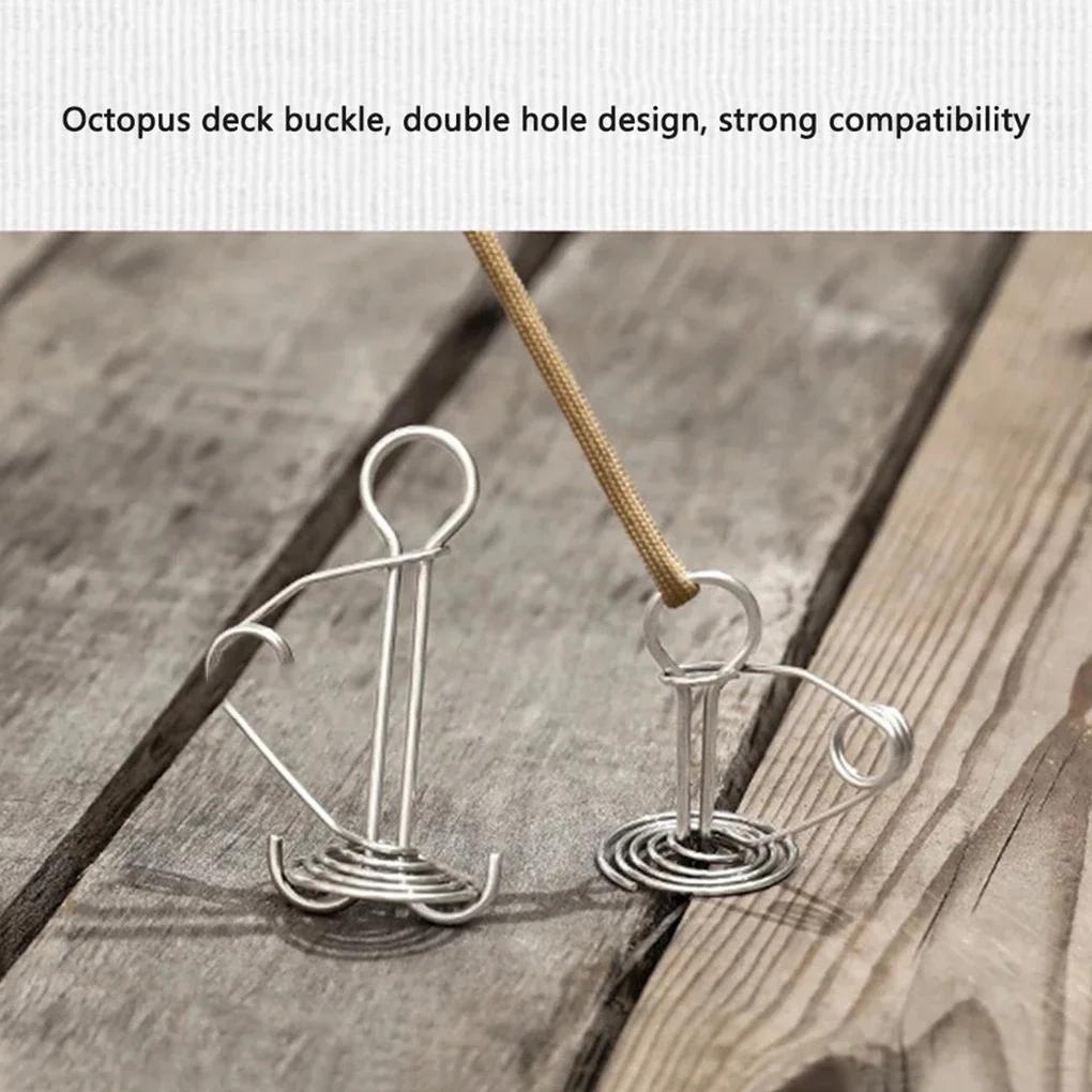 10pcs Spiral Tent Stakes, Heavy Duty Windproof Ground Pegs, Spring Steel Camping Screw Stakes for Tent Tarp Canopy