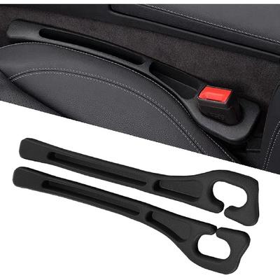 Car Seat Gap Filler Set Of 2, Multifunctional Seat Side Gap Seam Filler Organizer With Phone Holder, Universal Fit Fill The Gap Between Seat &