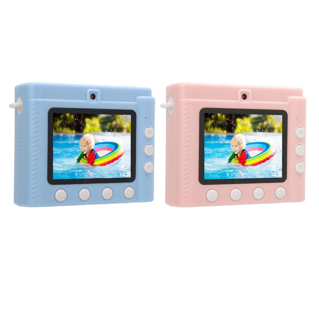 Cámara Infantil con Impresión con 3 Rollos de Papel de Impresión HD Doble Lente Grabadora de Fotos y Video para Juego al Aire Libre Pho