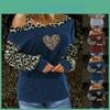 Fashionable Women's Leopard Print Cold One Shoulder Blouse With Breathable Soft Fabric