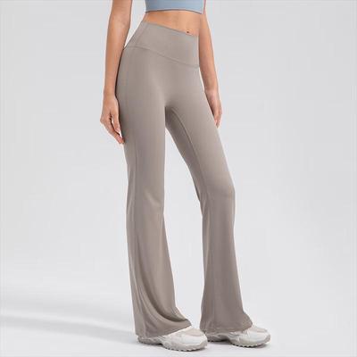 Pantaloni da Yoga a Zampa d'Elefante a Vita Alta da Donna