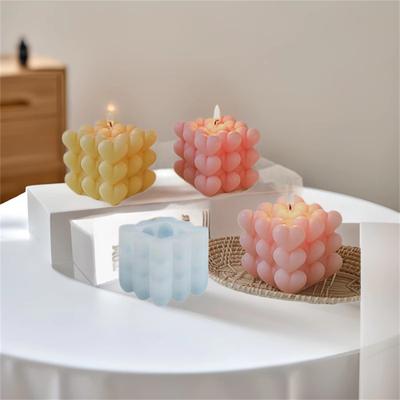 Love Silicone Candle Mold Diy  Plaster  Baking Mold Birthday Valentine Day Party Wedding Gift Making Mold