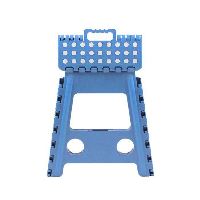 Tabouret pliant en plastique - MARBUENO SUMMER - 10535 - 39x31,5x39 cm - Couleurs assorties - Supporte jusqu'à 150 kg