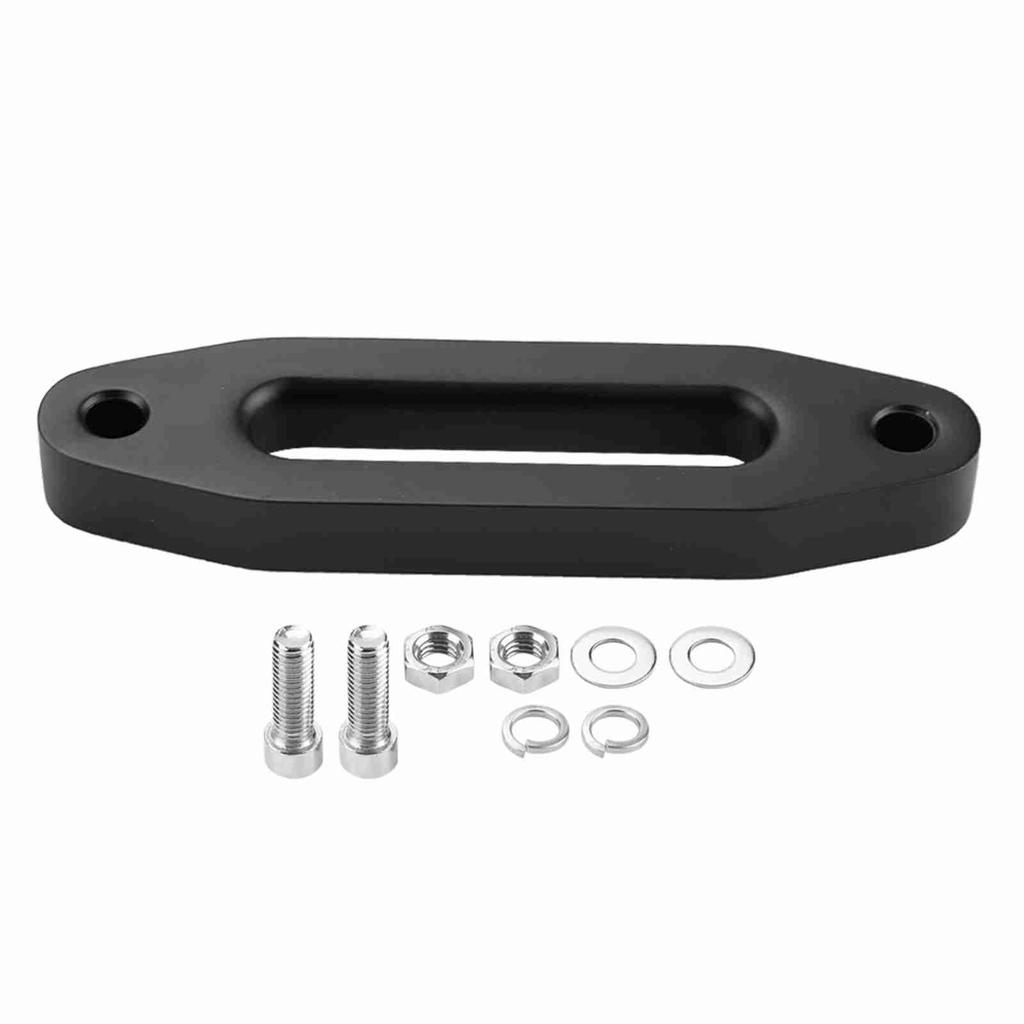 6inch Black Aluminum Hawse Fair  for Synthetic Winch Rope Cable ATV