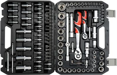 CONJUNTO DE FERRAMENTAS 1/2" 108 PEÇAS - YT-38791