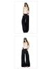 Spring 2026 Women's American Fashion Wide-Leg Jeans - Mid-Waist, Drapey, Slimming, Comfortable, Trendy, Floor-Length.