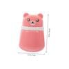 SECFOU 2-Piece Baby Powder Puff Case with Cute Bear Design, Travel Powder Bottle with Large Capacity, Suitable for Babies and Adults, Convenient for D
