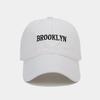European and American new Brooklyn letter embroidery soft top baseball cap women's face small cap fashion personalized hat