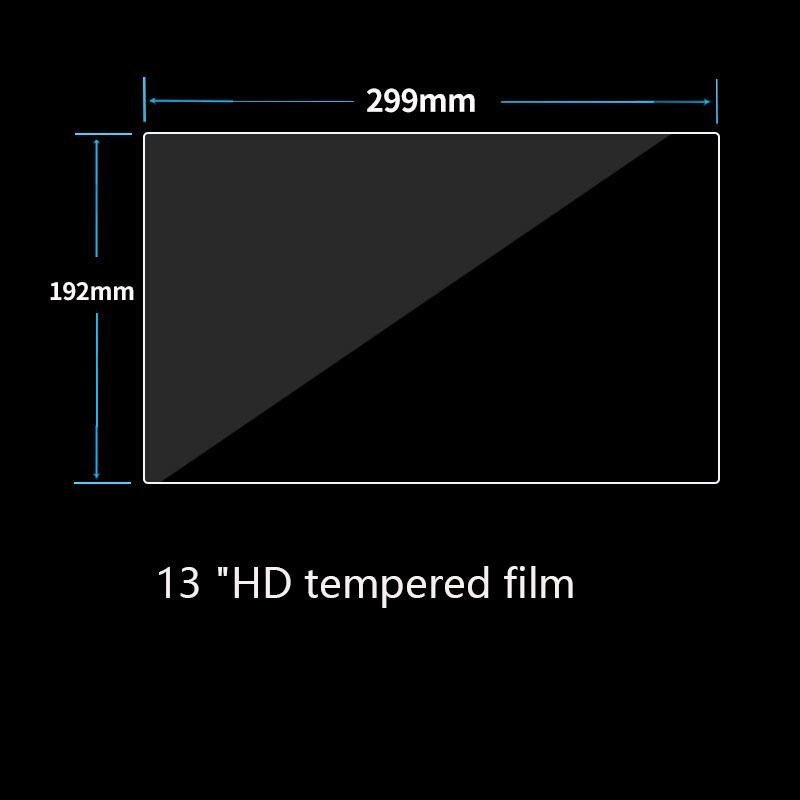 Car Tempered Glass For Radio DVD GPS LCD Full Touch Screen Film Sticker Protective 13.1 Inch HD Large-screen Auto Accessories
