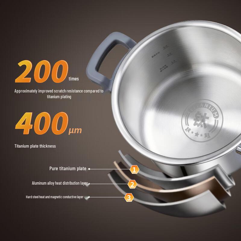 Amos Pure Titanium Pressure Cooker
