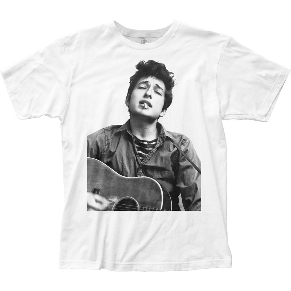Bob Dylan Portrait Mens T Shirt Music Classic Concert Rock Band Tee New White M