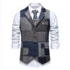 Men's European Medieval Retro V-Neck Business Casual Vest