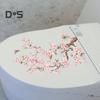 Flower Branch Bird Toilet Sticker Removable Self-adhesive Waterproof PVC Living Room Wall Art Floral Bathroom Toilet Lid Decoration Decal