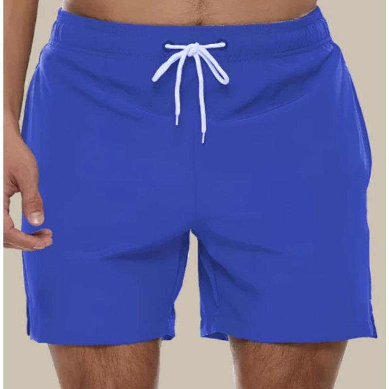 Men's Casual Shorts Solid Color Simple Waterproof Beach Shorts Men’s Pants