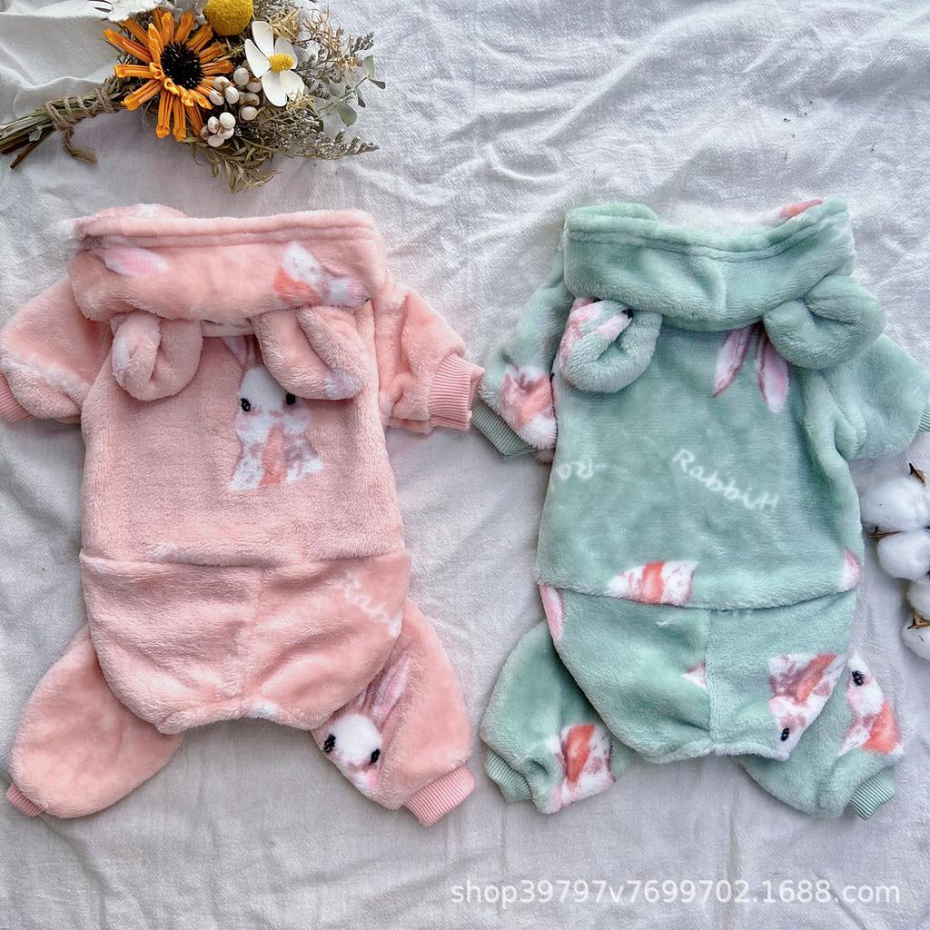 Dog clothes autumn and winter new small and medium-sized dog double-sided flannel teddy VIP pieces